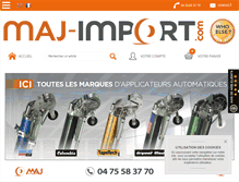 Tablet Screenshot of maj-import.com